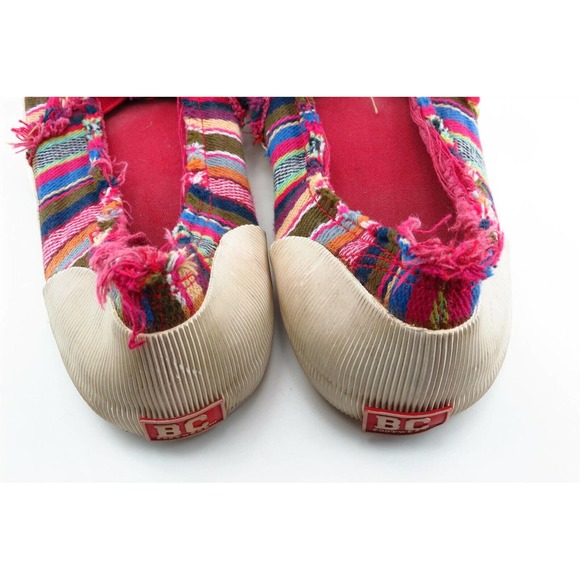 BC Footwear Size 9 M Multicolor Round Toe Flats Fabric Women - Picture 5 of 7